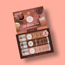 Load image into Gallery viewer, Cafe Delights Tinted Lip Balm Trio
