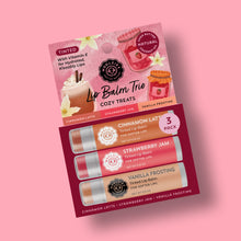 Load image into Gallery viewer, Cozy Treats Tinted Lip Balm Trio