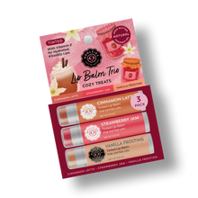 Load image into Gallery viewer, Cozy Treats Tinted Lip Balm Trio