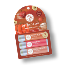 Load image into Gallery viewer, Harvest Party Natural Lip Balm Trio