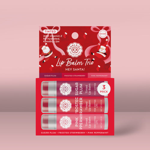 Hey Santa! Tinted Lip Balm Trio