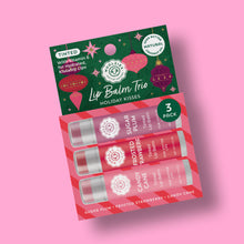 Load image into Gallery viewer, Holiday Kisses Tinted Lip Balm Trio – Holiday 3 Pack