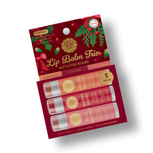 Load image into Gallery viewer, Shea Butter Tinted Lip Balm Trio – Mistletoe Kisses