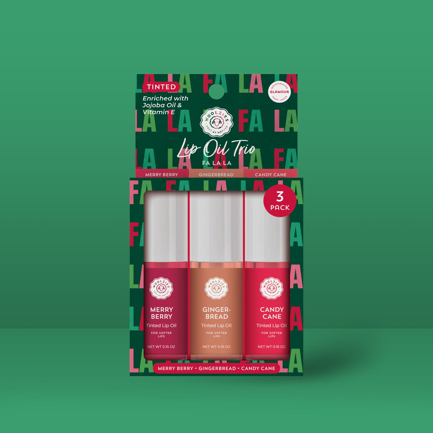 Tinted Lip Oil Trio – Fa La La