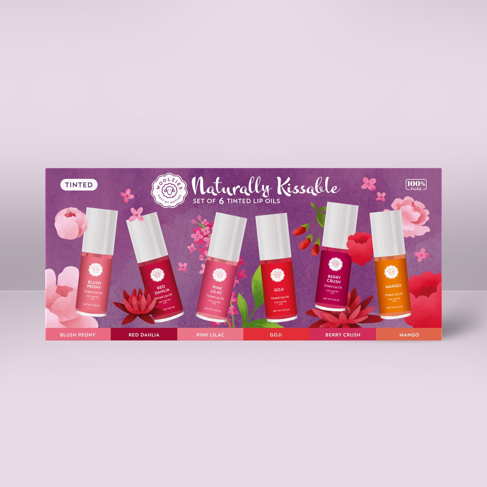 Naturally Kissable Lip Oil Collection – Set of 6