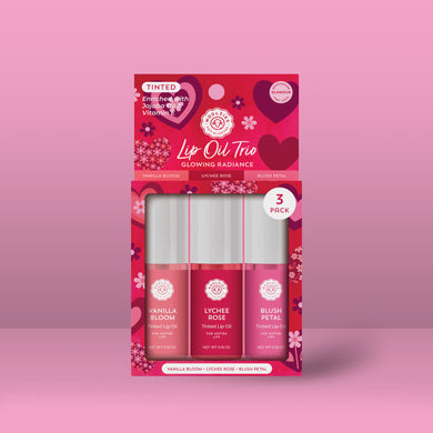 Tinted Lip Oil Trio – Glowing Radiance 💋
