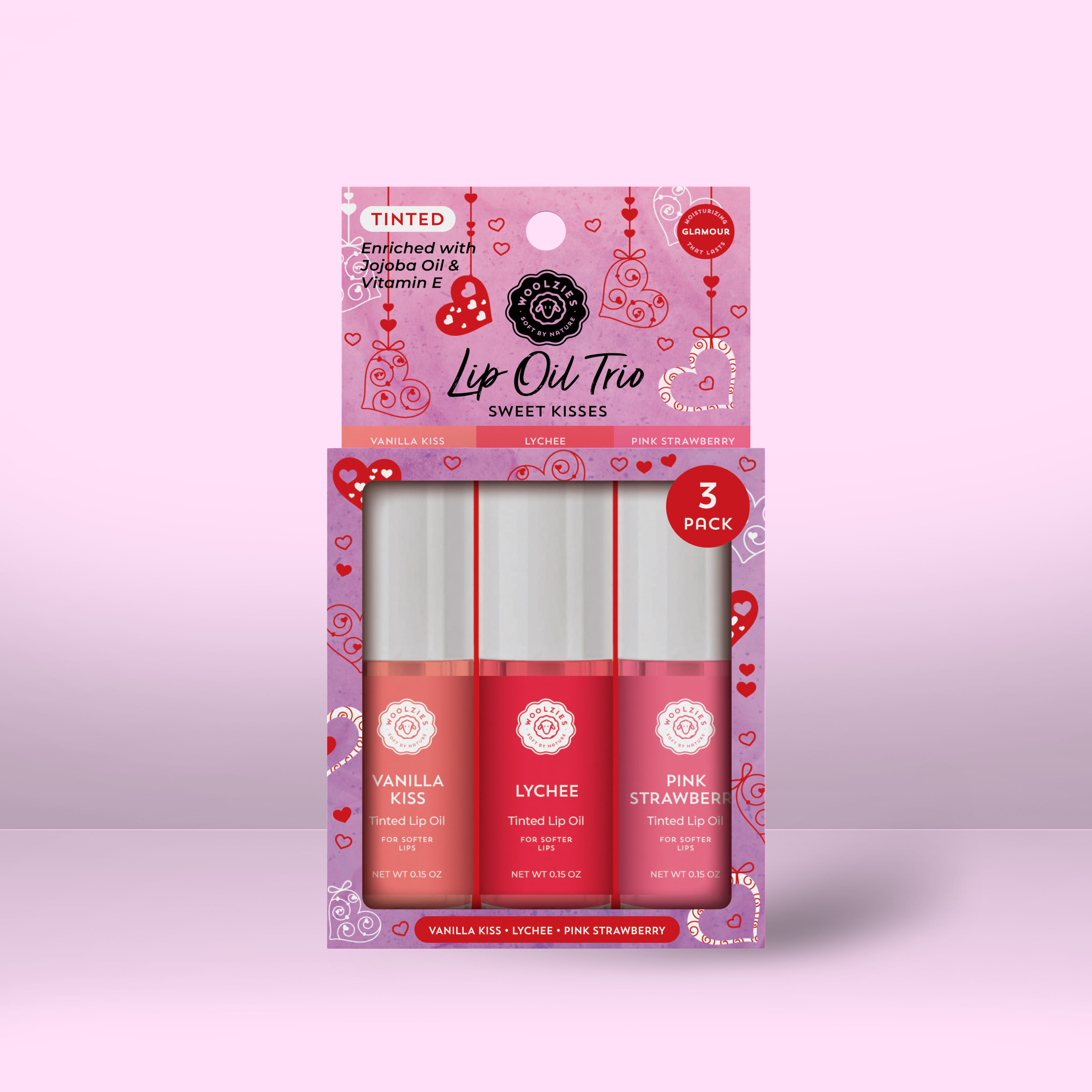 Lip Oil Trio - Sweet Kisses – Woolzies.com