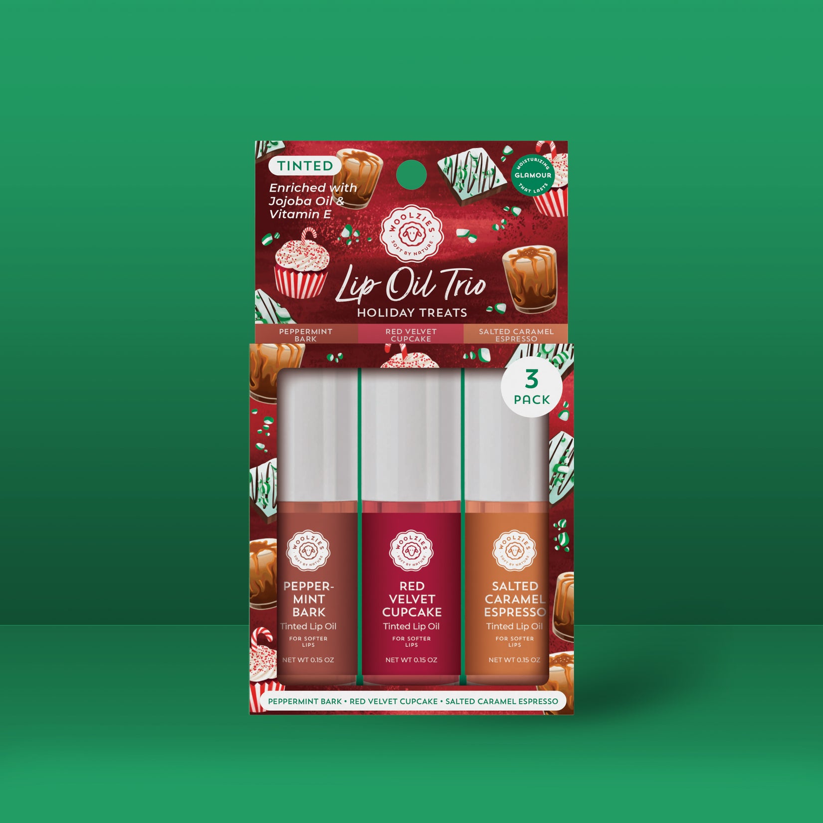 Tinted Lip Oil Trio – Holiday Treats