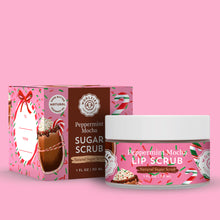 Load image into Gallery viewer, Peppermint Mocha Lip Sugar Scrub – 1 oz
