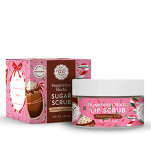 Load image into Gallery viewer, Peppermint Mocha Lip Sugar Scrub – 1 oz