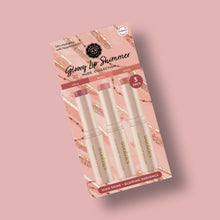 Load image into Gallery viewer, Glowy Lip Shimmer Trio - Nude Collection
