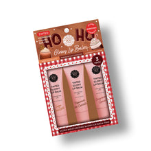 Load image into Gallery viewer, Ho Ho Tinted Glowy Lip Balm Trio