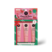 Load image into Gallery viewer, Holly Jolly Tinted Glowy Lip Balm Trio