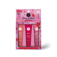 Load image into Gallery viewer, Glowy Lip Balm Trio – Sweet Kisses Collection