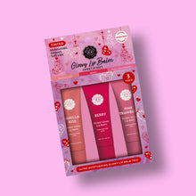 Load image into Gallery viewer, Glowy Lip Balm Trio – Sweet Kisses Collection