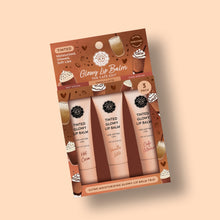 Load image into Gallery viewer, The Cafe Edit Tinted Glowy Lip Balm Trio