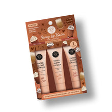 Load image into Gallery viewer, The Cafe Edit Tinted Glowy Lip Balm Trio