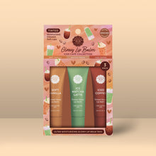 Load image into Gallery viewer, Glowy Lip Balm Trio – Iced Café Collection