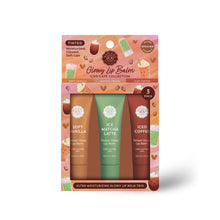 Load image into Gallery viewer, Glowy Lip Balm Trio – Iced Café Collection