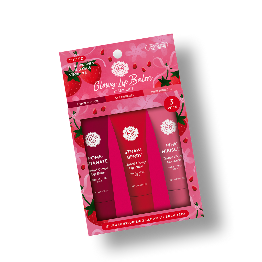 Kissy Lips Glowy Lip Balm Trio – Woolzies.com Kissy Lips Glowy Lip Balm Trio – Woolzies.com