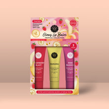 Load image into Gallery viewer, Glowy Lip Balm Trio – Tropical Collection