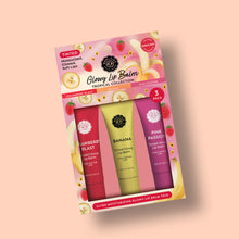 Load image into Gallery viewer, Glowy Lip Balm Trio – Tropical Collection