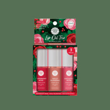 Load image into Gallery viewer, Tinted Lip Oil Trio – Holiday Florals
