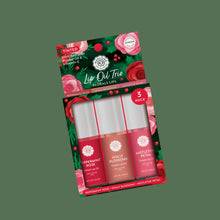 Load image into Gallery viewer, Tinted Lip Oil Trio – Holiday Florals