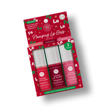 Load image into Gallery viewer, Plumping Lip Gloss Trio – Fa La La