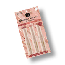 Load image into Gallery viewer, Glowy Lip Shimmer Trio - Nude Collection