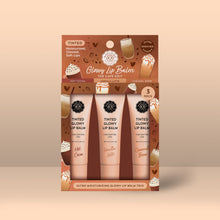 Load image into Gallery viewer, Cafe Treats Tinted Glowy Lip Balm Trio