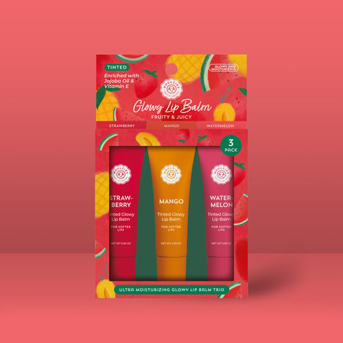 Fruity & Juicy Glowy Lip Balm Trio