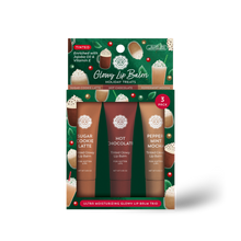 Load image into Gallery viewer, Holiday Treats Glowy Lip Balm  Trio