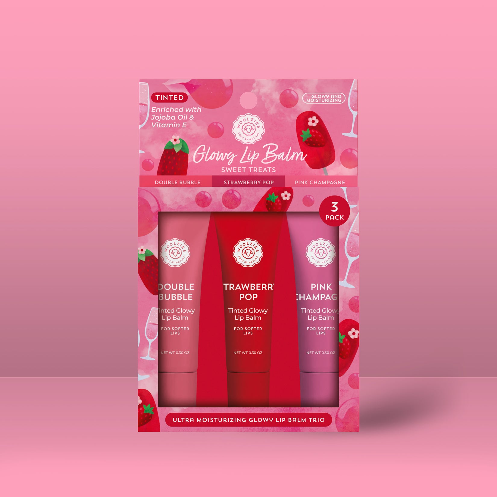 Sweet Treats Glowy Lip Balm Collection