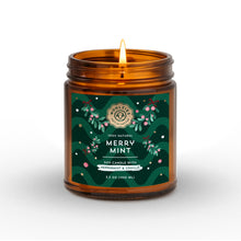 Load image into Gallery viewer, Merry Mint Soy Candle – 3.5 oz