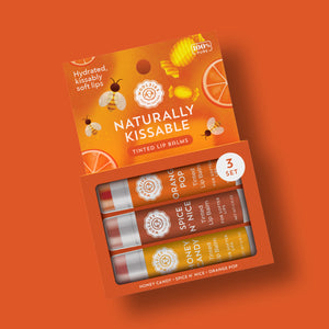 Naturally Kissable Lip Balm Set Of 3