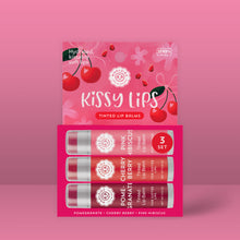 Load image into Gallery viewer, NEW Kissy Lips Tinted Lip Balm Set of 3