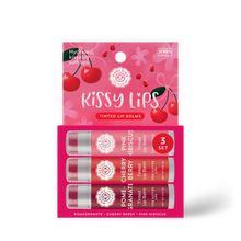 Load image into Gallery viewer, NEW Kissy Lips Tinted Lip Balm Set of 3