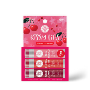 NEW Kissy Lips Tinted Lip Balm Set of 3