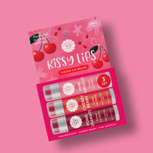 Load image into Gallery viewer, NEW Kissy Lips Tinted Lip Balm Set of 3