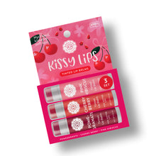 Load image into Gallery viewer, NEW Kissy Lips Tinted Lip Balm Set of 3