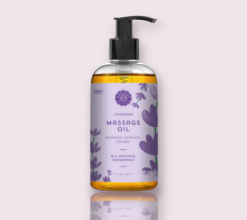 8oz. Lavender Massage Body Oil