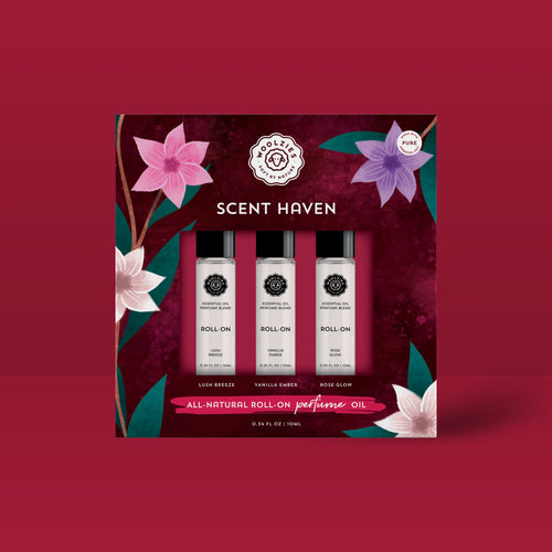 Scent Haven Roll-On Aromatherapy Perfume Oil Set -10 ml Each