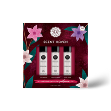 Load image into Gallery viewer, Scent Haven Roll-On Aromatherapy Perfume Oil Set -10 ml Each