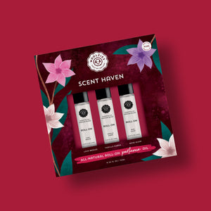 Scent Haven Roll-On Aromatherapy Perfume Oil Set -10 ml Each