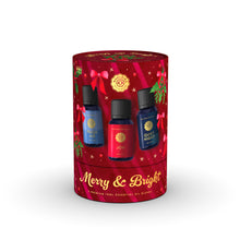 Load image into Gallery viewer, Merry &amp; Bright Essential Oil Set – 3 Harmonious Blends