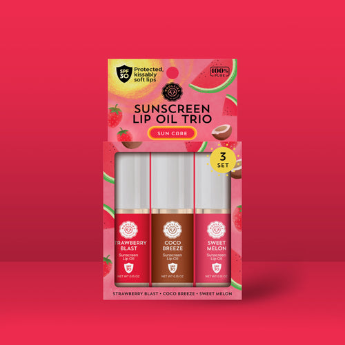 Tinted Lip OIL - SPF 30 Strawberry coconut and sweet melon