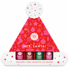 Load image into Gallery viewer, Hey Santa Holiday Essential Oil Set of 4