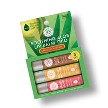 Load image into Gallery viewer, Soothing Aloe Lip Balm Trio - After Sun Soother