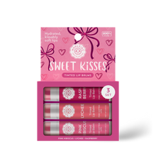 Load image into Gallery viewer, Sweet Kisses Tinted Lip Balm Set Of 3